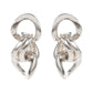 Linked Irregular Shaped Chunky Hoops