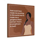 Gorgeous Black Woman Canvas Wraps