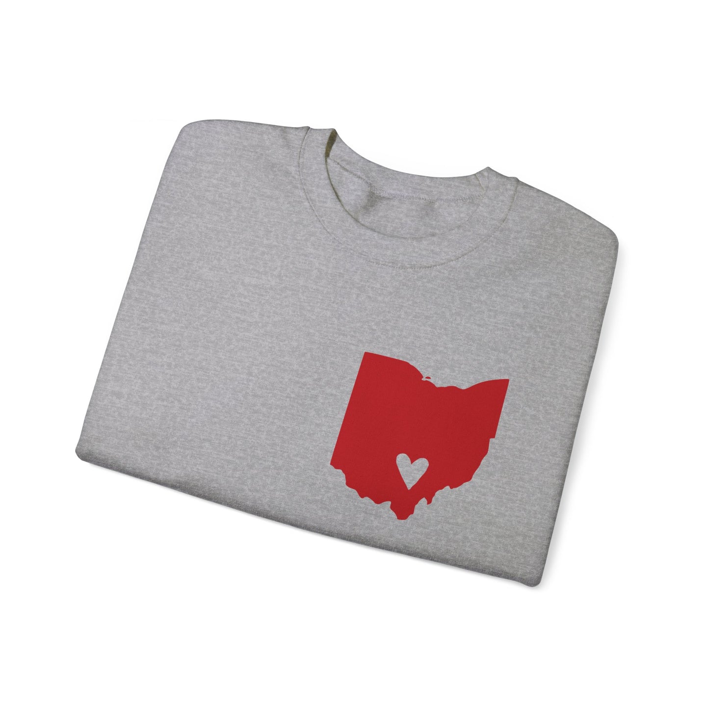 Heart of Ohio Unisex Crewneck Sweatshirt