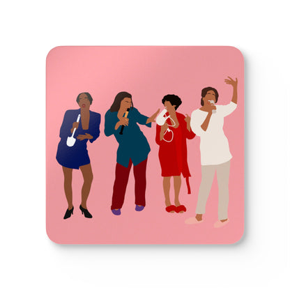 living single, living single merch, living single shot glass, living single fans, shot glass, 90s nostalgia , 90s tv show, 90s, birthday gifts, gifts for women, gifts for friends. coaster set, living single coaster set, 