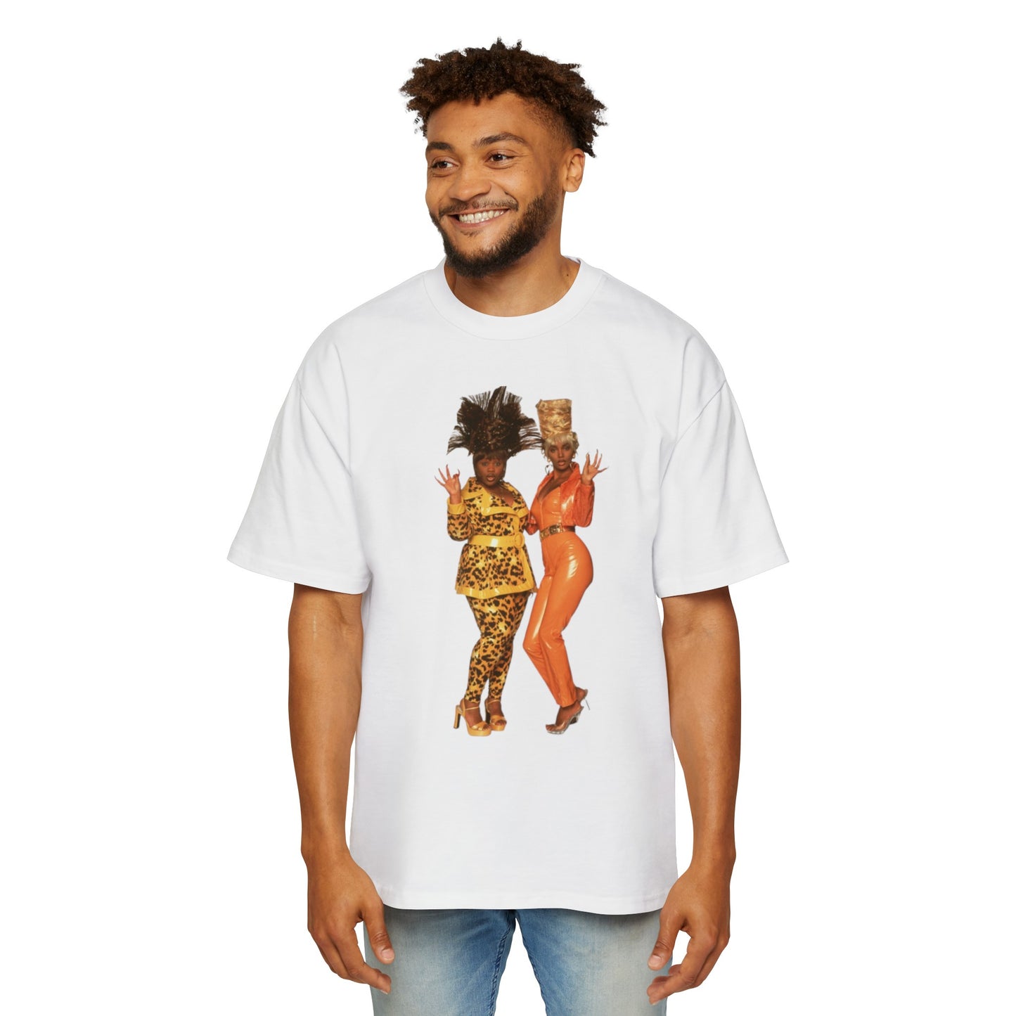 Black American Princess Oversized Tee