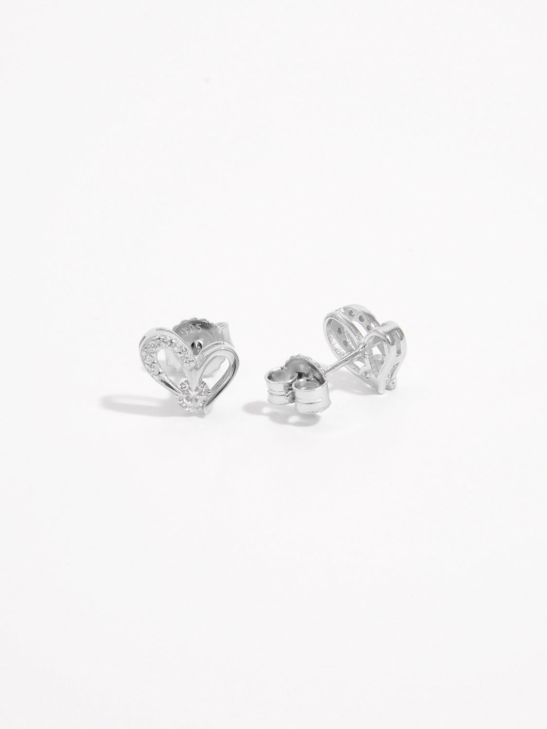 Sterling Silver Heart Earrings