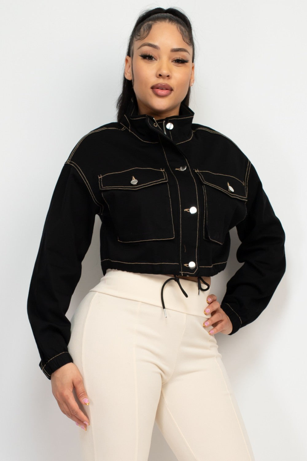 Modern Muse Dropped Shoulder Jacket