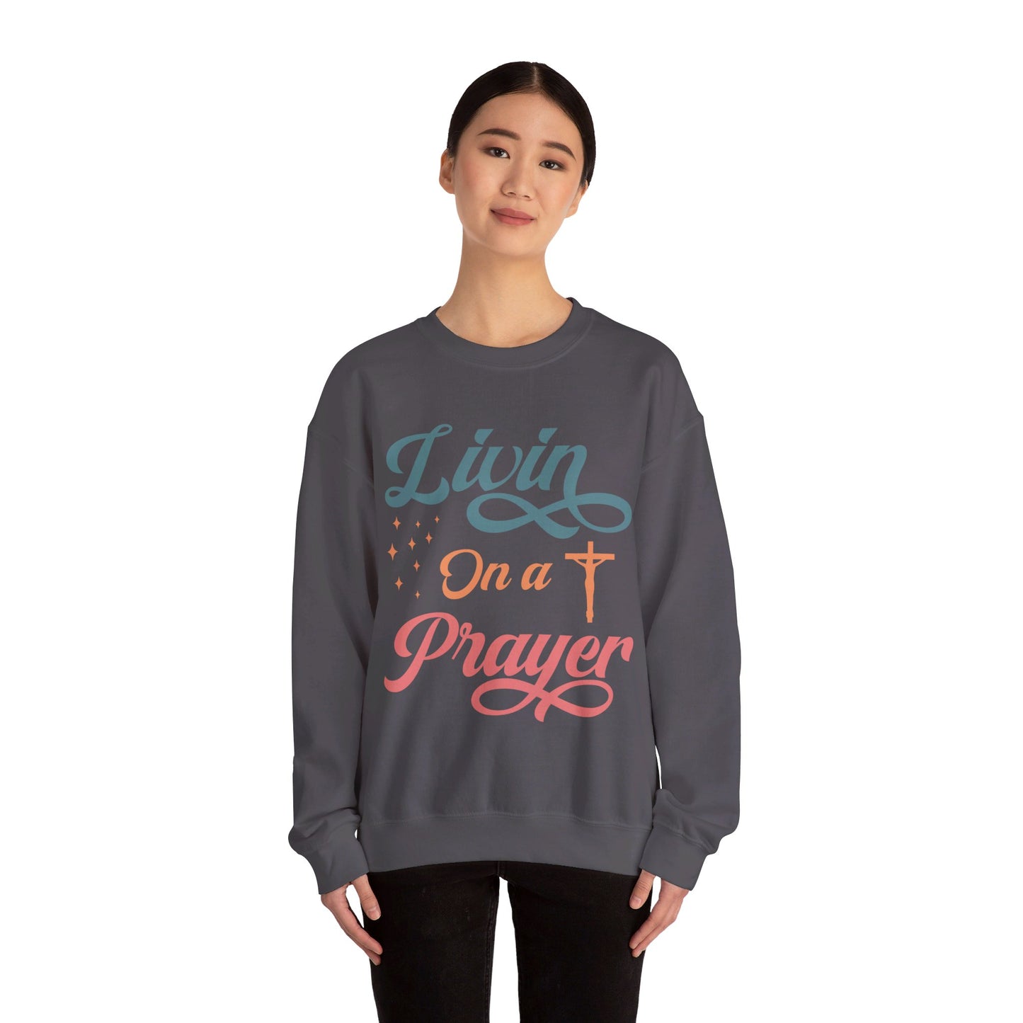 Living On A Prayer Crewneck