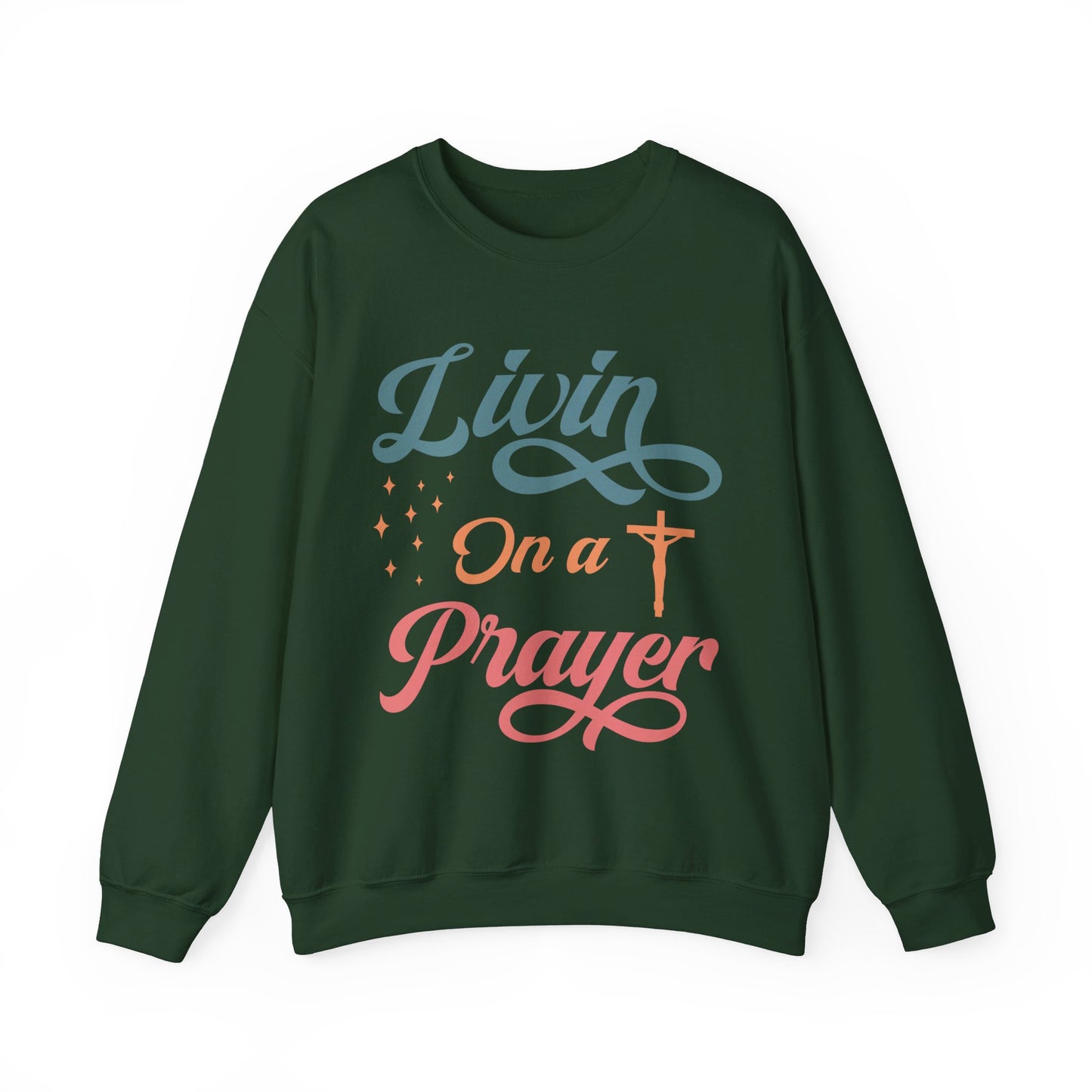 Living On A Prayer Crewneck