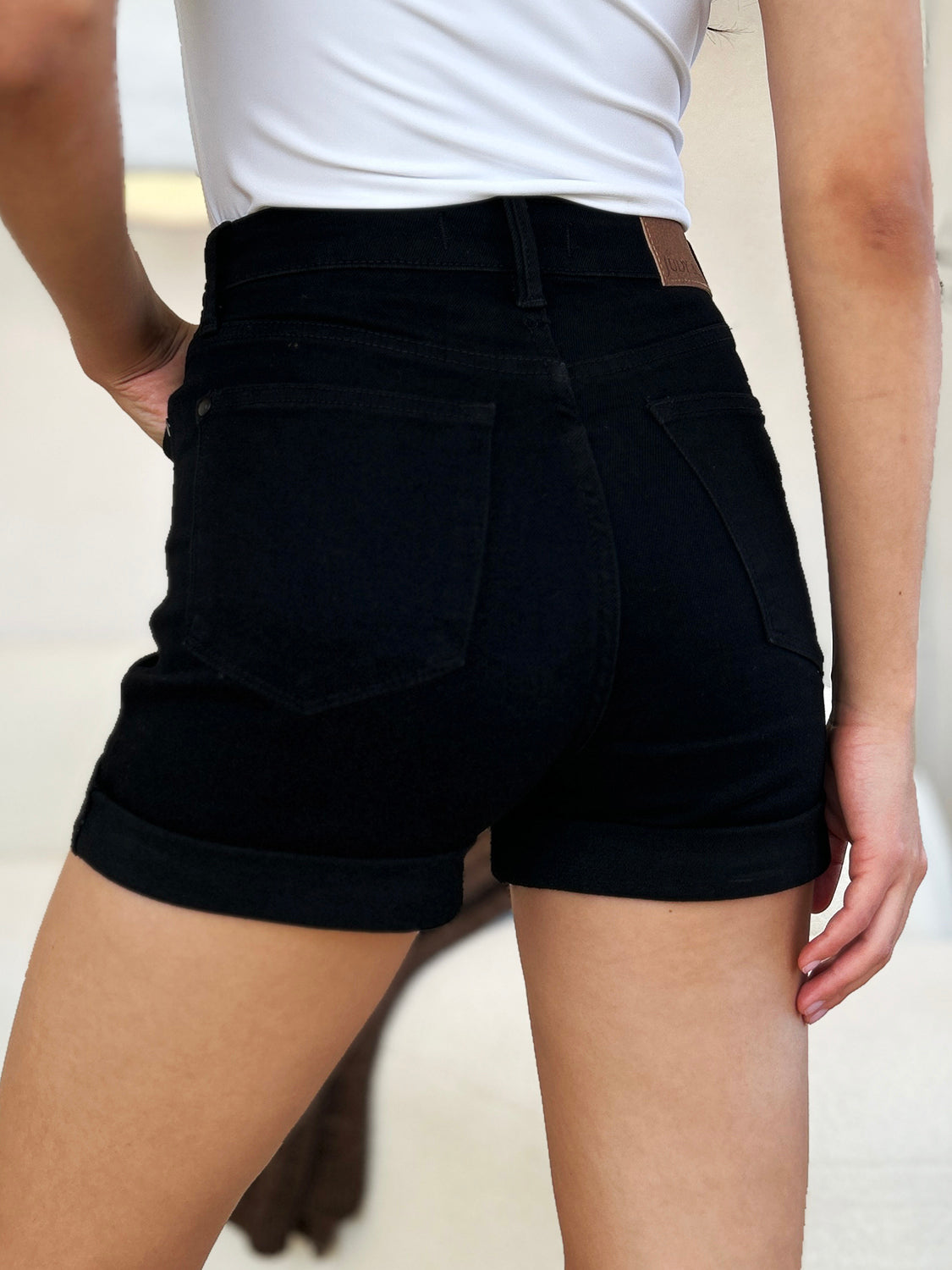 Judy Blue High Waist Tummy Control Denim Shorts