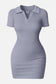 Polo Collar Active Dress