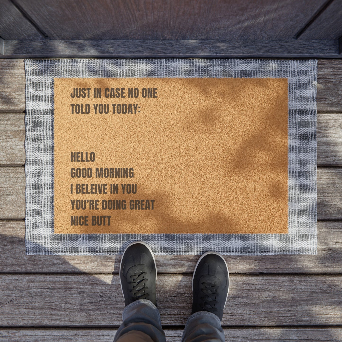 Just In Case Doormat