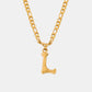 Letter Pendant Necklace