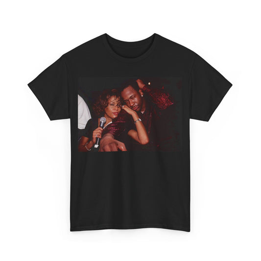 women's t-shirt, Whitney Houston T-shirt, Whitney and Bobby, Screenprint tees, concert tees, unisex t-shirts, Whitney Houston t-shirt, women's clothing, trendy t-shirts, 