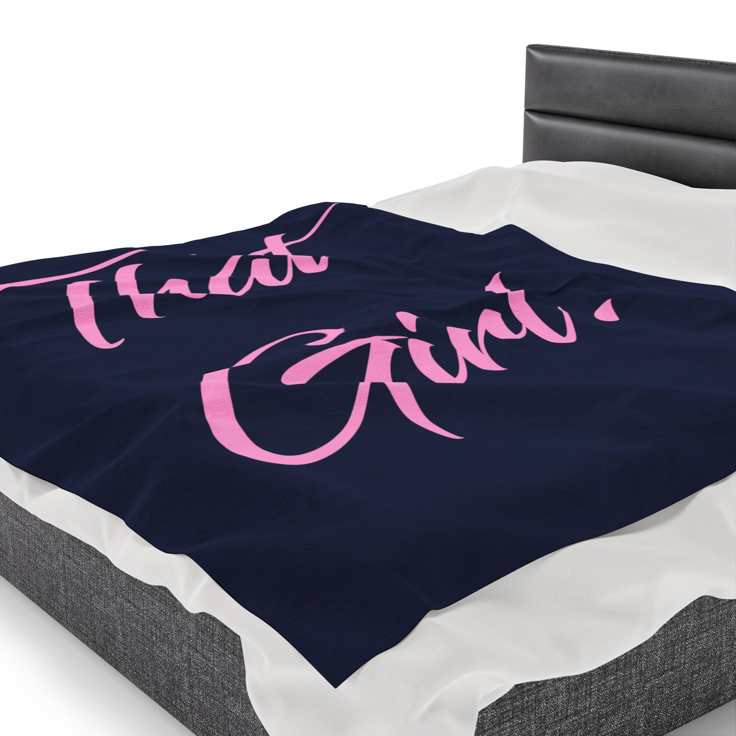 That Girl Velveteen Plush Blanket