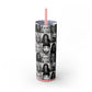 MugShot Skinny Tumbler w/ Straw