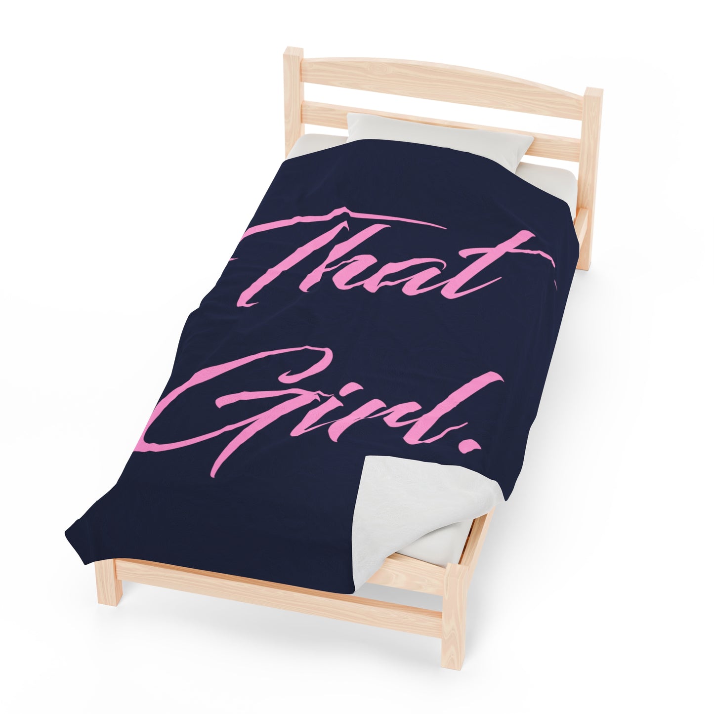 That Girl Velveteen Plush Blanket