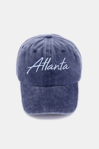 ATLANTA Embroidered Baseball Cap