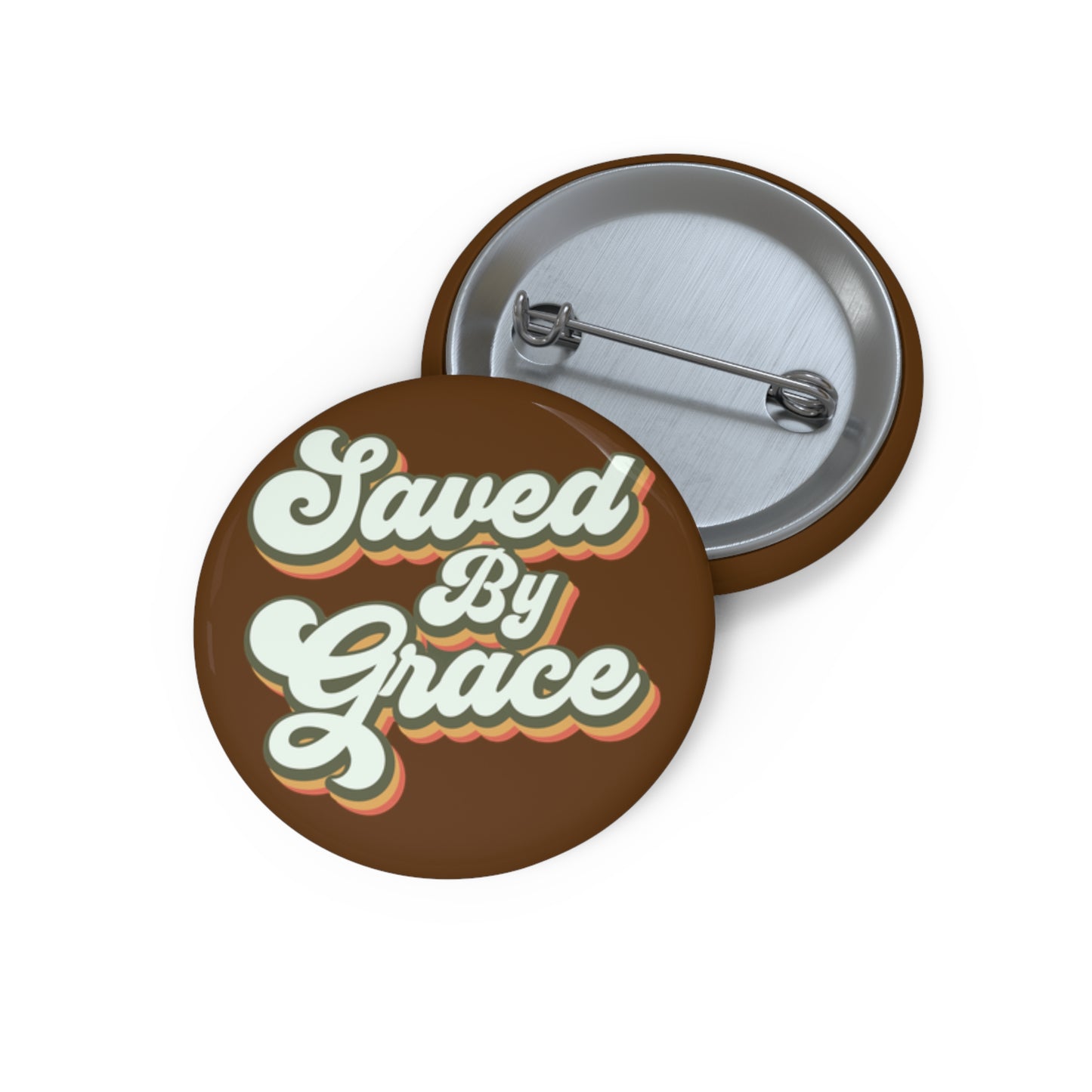 Saved By Grace Pin