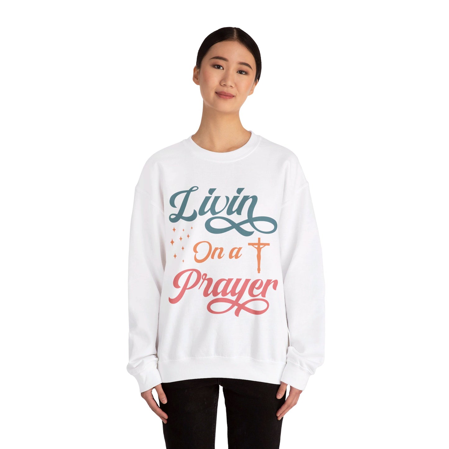 Living On A Prayer Crewneck