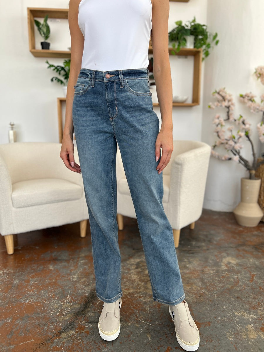 Judy Blue High Waist Straight Jeans