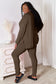 Bamboo  V-Neck Long Sleeve Top and Pants Lounge Set