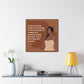 Gorgeous Black Woman Canvas Wraps