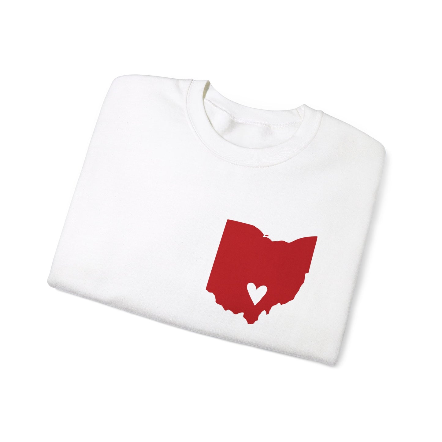 Heart of Ohio Unisex Crewneck Sweatshirt