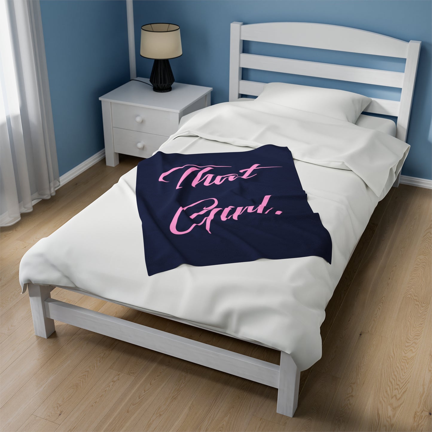 That Girl Velveteen Plush Blanket