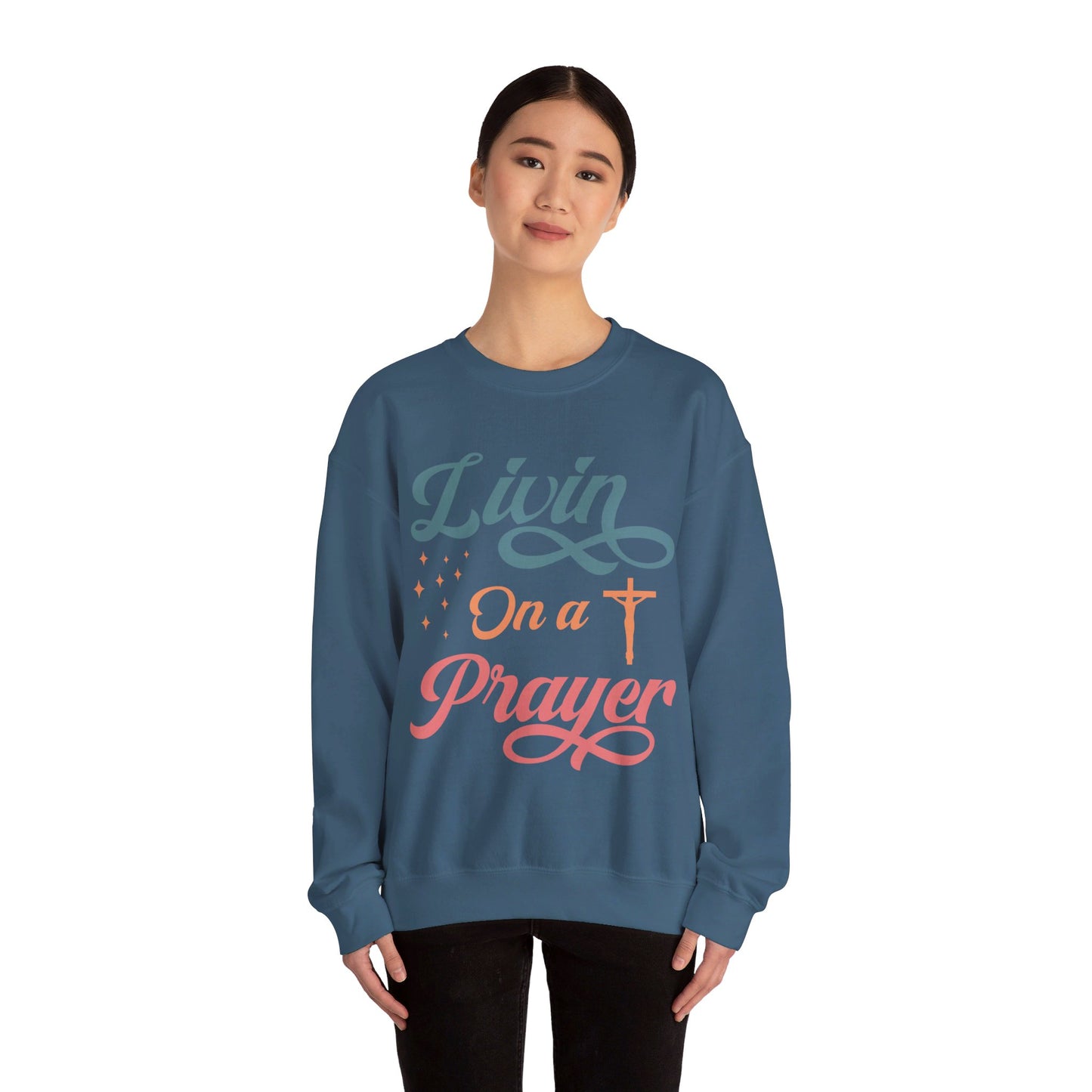 Living On A Prayer Crewneck