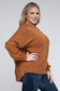 Melange Drop Shoulder Sweater