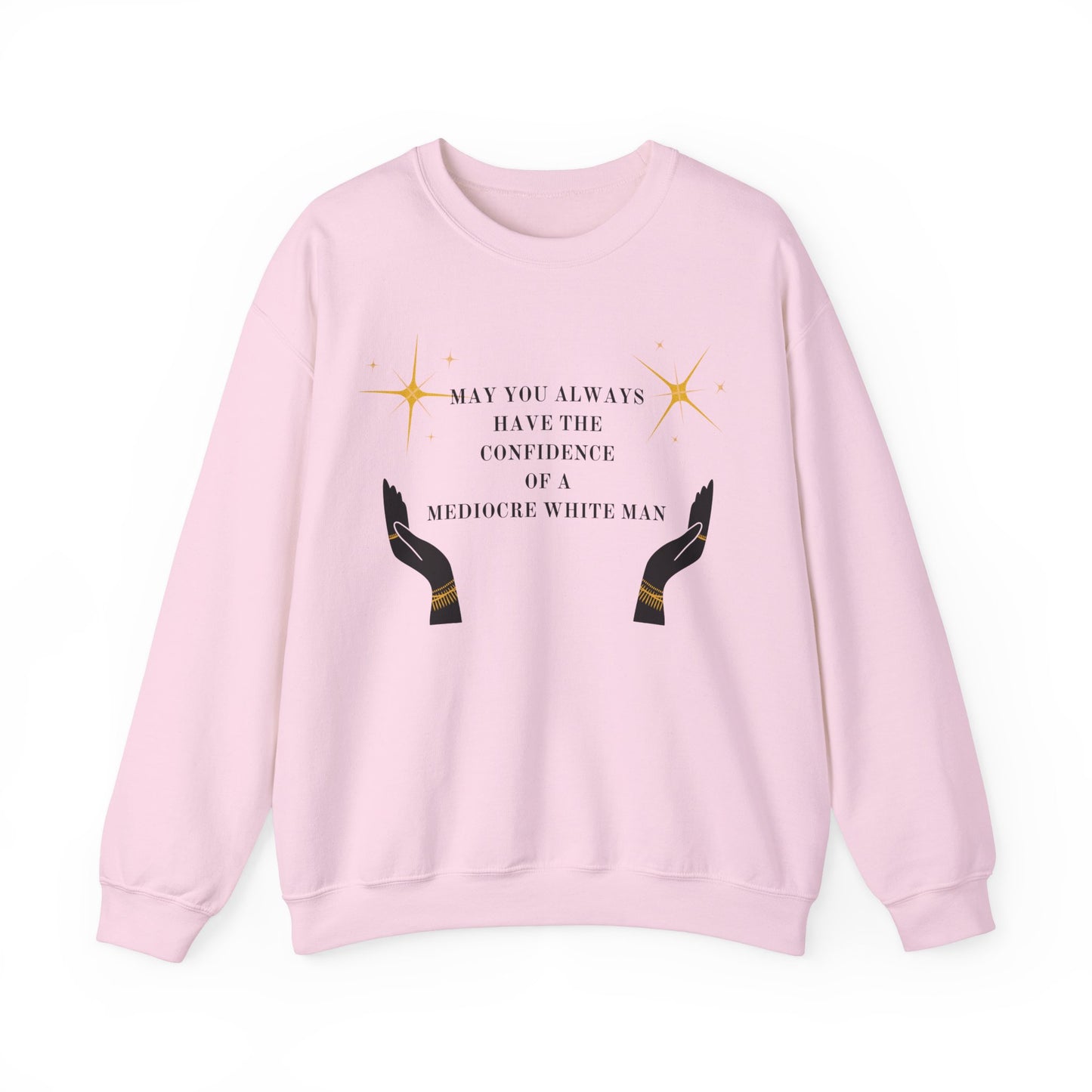 Confidence Of A White Man Unisex Crewneck