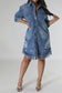 City Chic Denim Shirt Dress