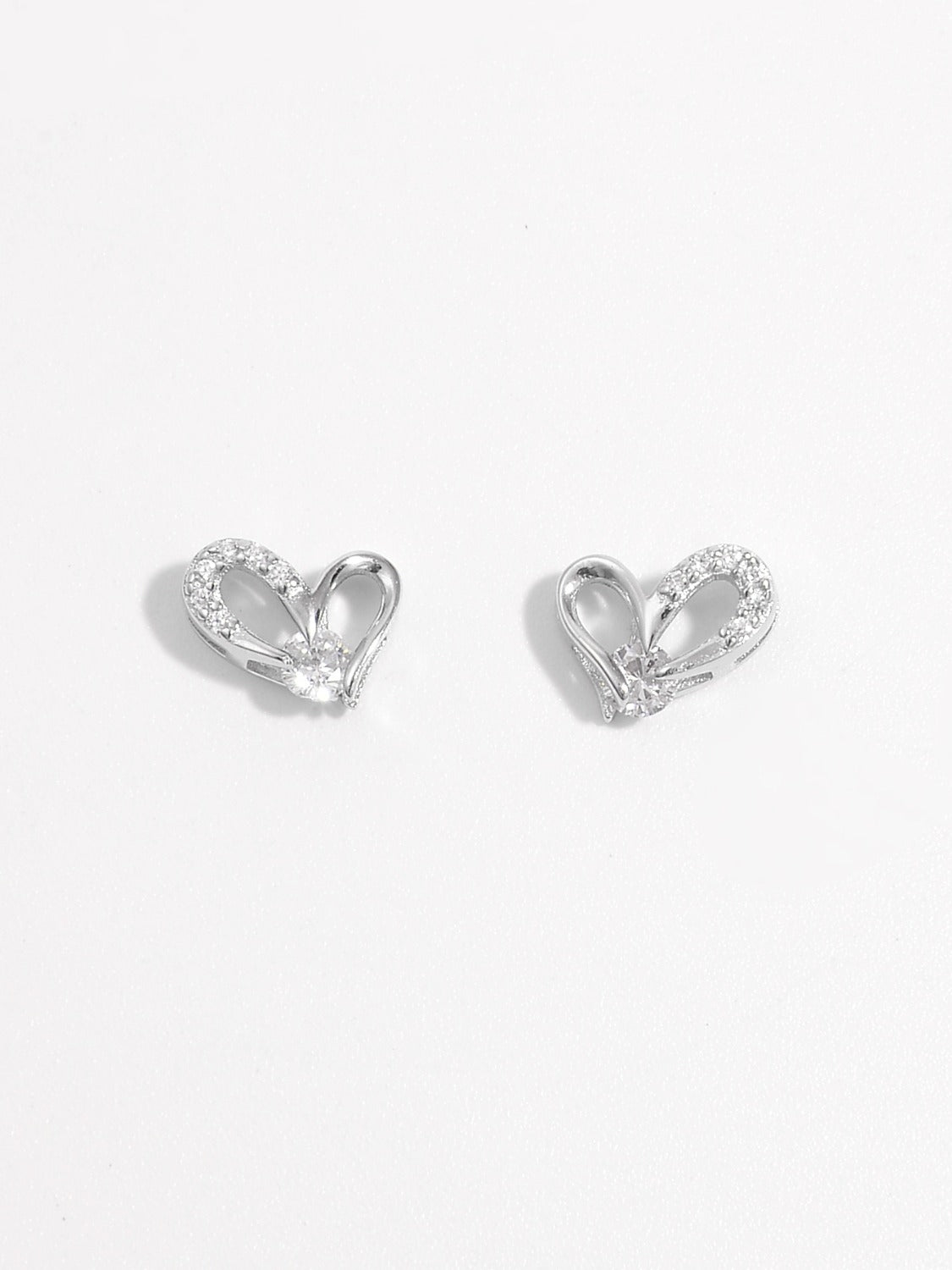 Sterling Silver Heart Earrings