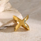 18K  Crisscross Ring