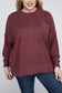 Melange Drop Shoulder Sweater