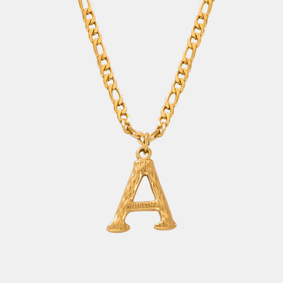 Letter Pendant Necklace