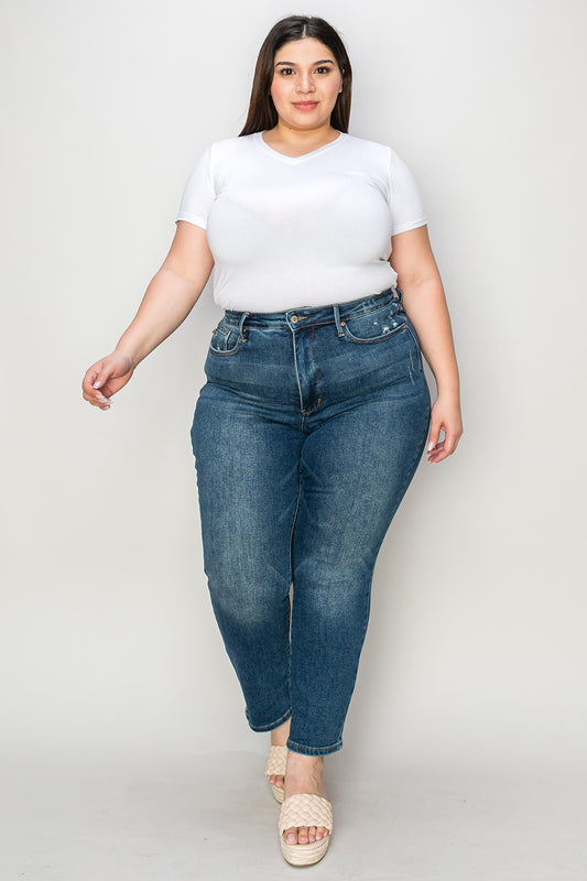 Tummy Control High Waist Slim Jeans