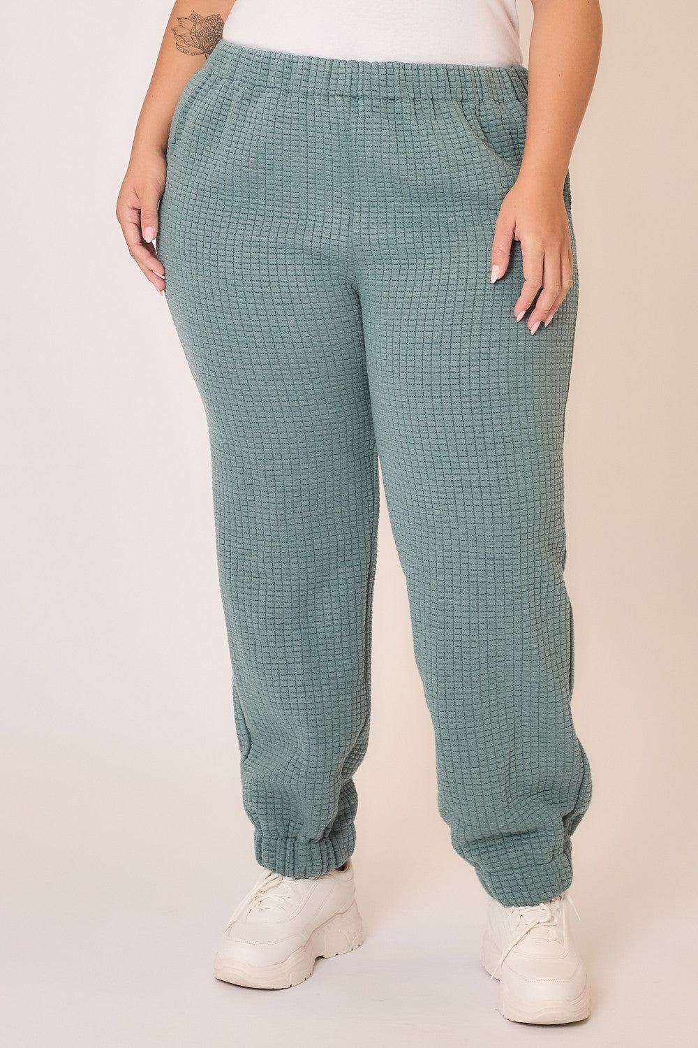 Rise & Relax Waffle Joggers