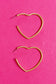 Timeless Hearts Earrings, Gold