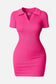 Polo Collar Active Dress