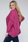 Melange Drop Shoulder Sweater