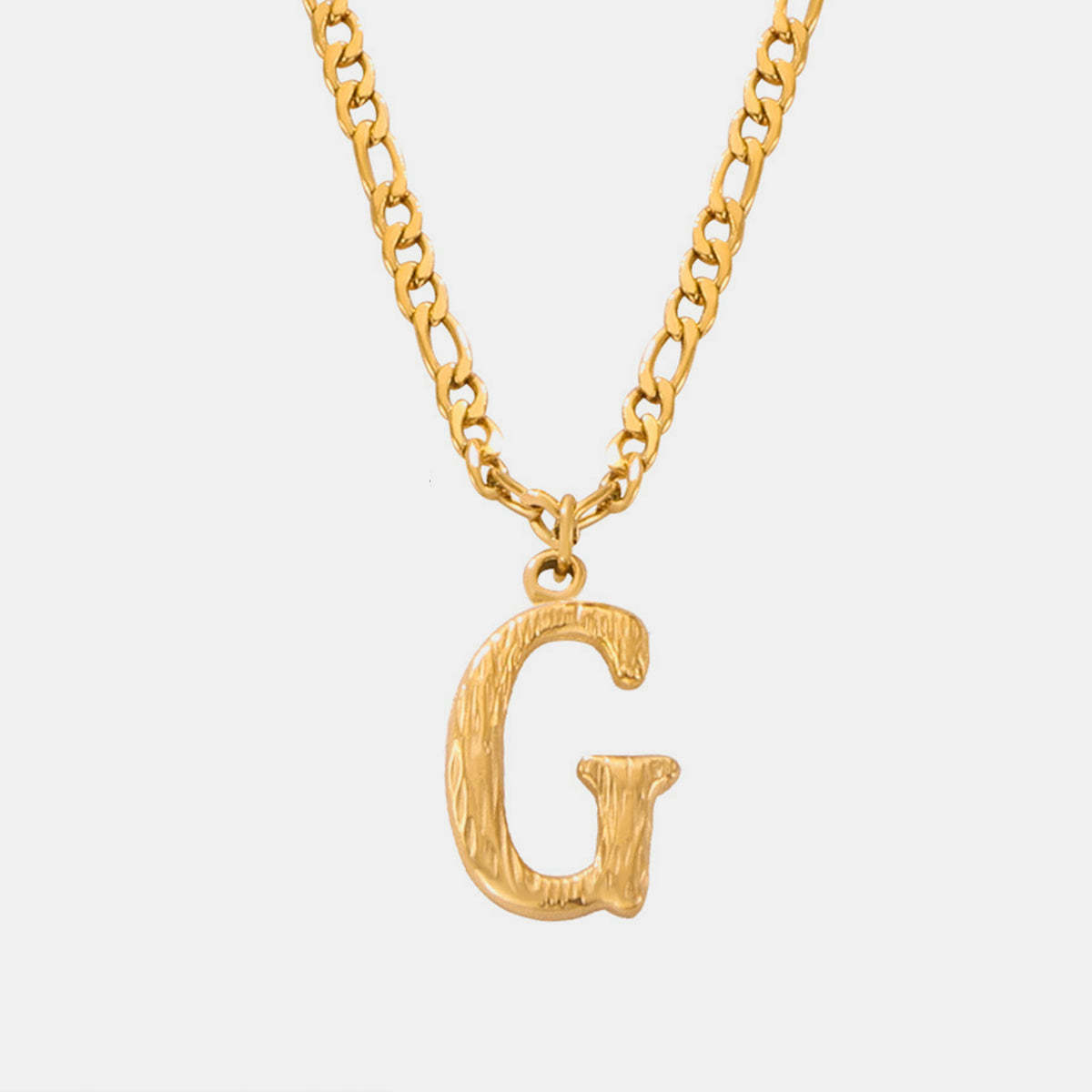 Letter Pendant Necklace