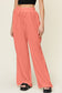 Drawstring Wide Leg Pants