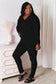 Bamboo  V-Neck Long Sleeve Top and Pants Lounge Set