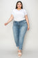 Judy Blue Cuffed Hem Slim Jeans