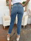 Judy Blue Cuffed Hem Slim Jeans