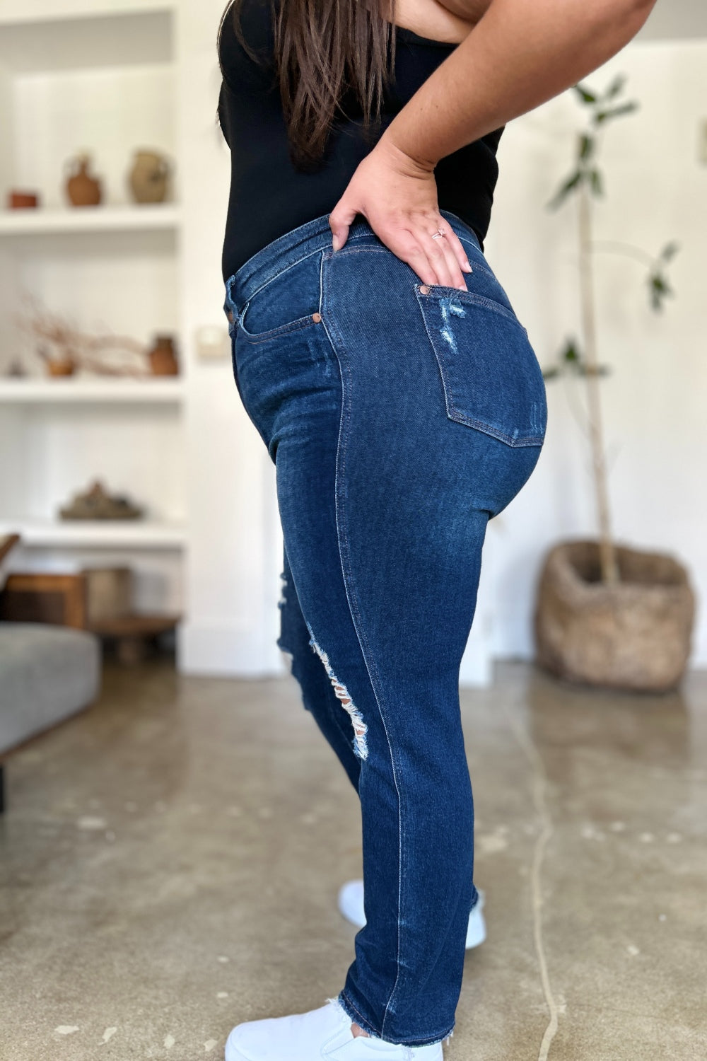 Judy Blue High Waist Rigid Magic Straight Jeans