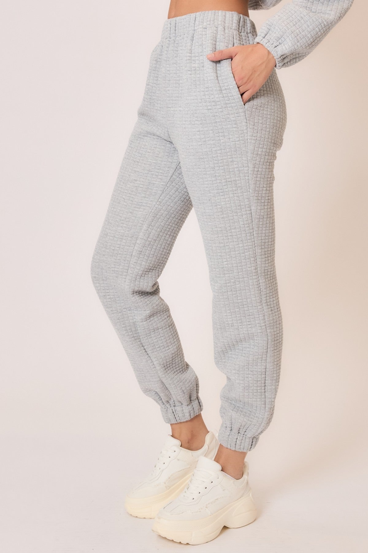 Rise & Relax Waffle Joggers