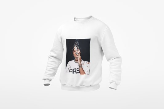 Rihanna Smoking Crewneck Sweatshirt