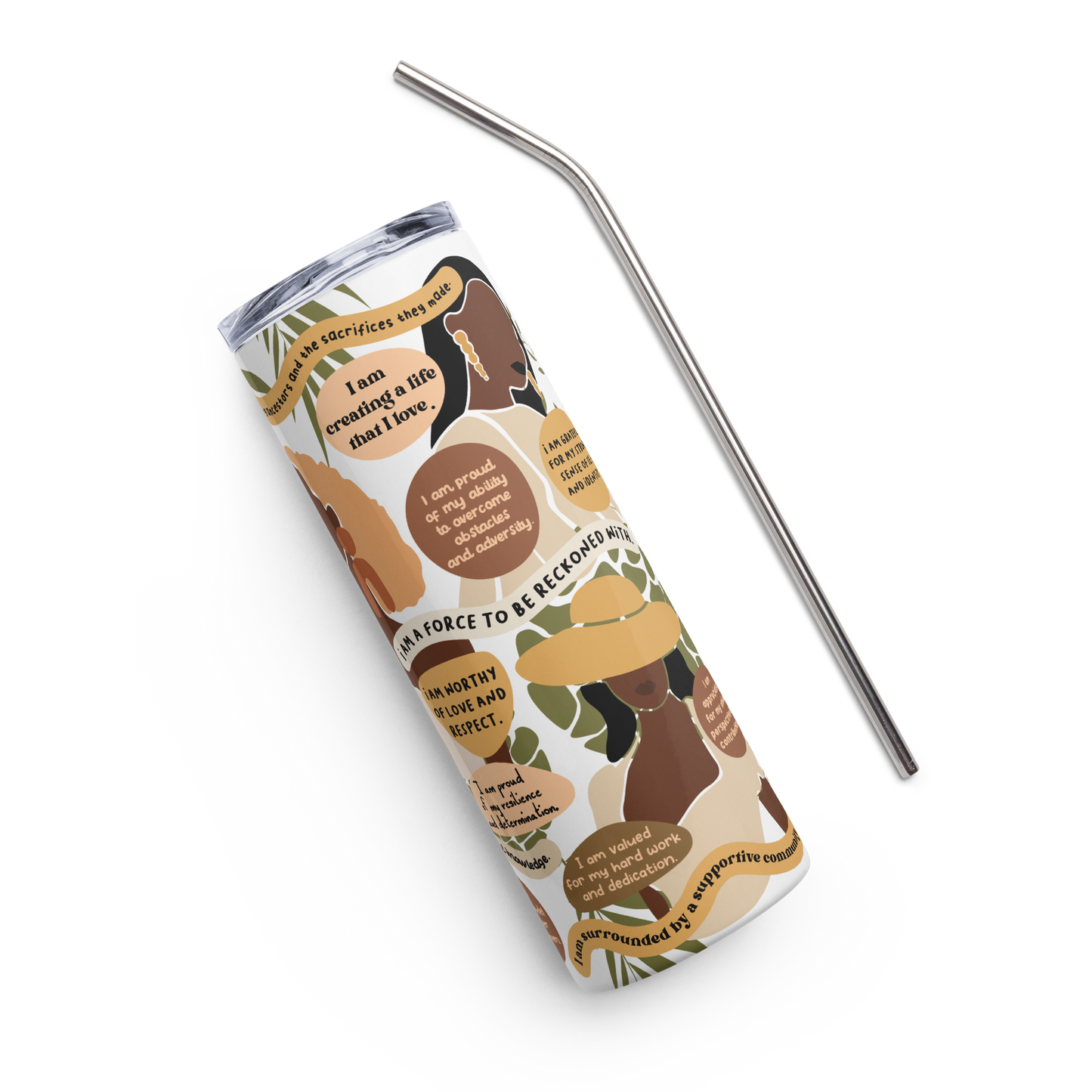 Daily Affirmations Stainless Steel tumbler