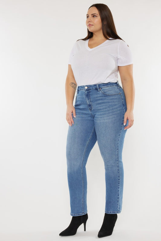 Feline Flair High Waist Jeans