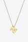 U to Z Letter Pendant Nekclace