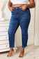 High Waist Released Hem Jeans